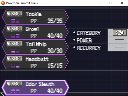 Pokemon Summit Trials RMXP Hacks 