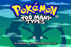 Pokemon: Too Many Types GBA ROM Hacks 