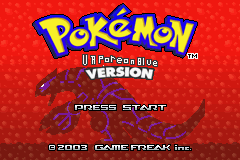 Pokemon Vaporeon Blue GBA ROM Hacks 