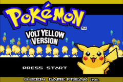 Completed Pokemon GBA ROM Hack with Fan made Remake story of Pokemon Yellow  