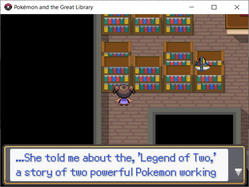 Pokemon and the Great Library RMXP Hacks 