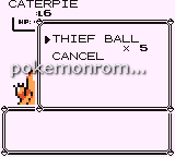 Thief Red GBC ROM Hacks 