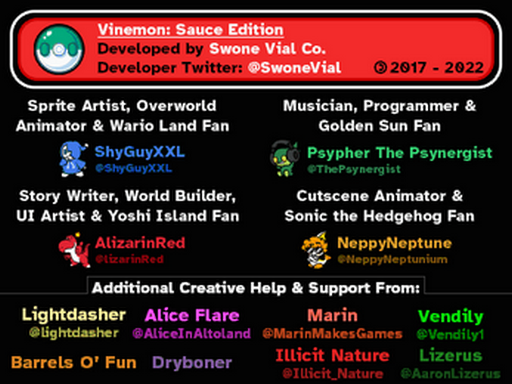 Vinemon: Sauce Edition RMXP Hacks 